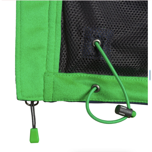 The North Face Apex Softshell Jacket Blue Green Trim Windproof Men’s Large - Picture 3 of 13